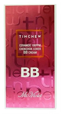 Tinchew ВВ крем Ceramide 100ppm Chokchok Cover, 50 мл, оттенок: бежевый - фото 7187