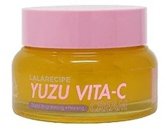 Lalarecipe Крем-гель для выравнивания тона с экстрактом юдзу Yuzu Vita C Cream brightening & Anti wrinkle, 50мл - фото 7193