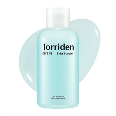 Torriden Интенсивно увлажняющий тонер-бустер Dive In Low Molecule Hyaluronic Acid Skin Booster 200ml - фото 7361