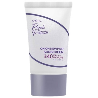 Лёгкий некомедогенный санскрин для проблемной кожи IsNtree Onion Newpair Sunscreen SPF40+ PA+++ 50ml - фото 8102