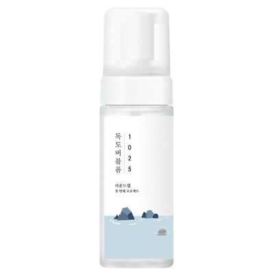 Очищающая пузырьковая пенка с морской водой Round Lab 1025 Dokdo Bubble Foam 150ml - фото 8196