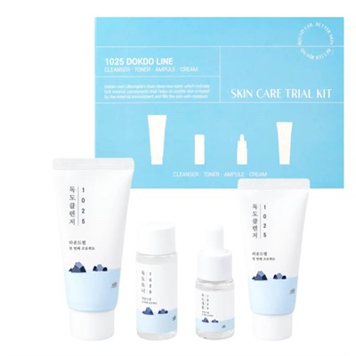 Travel-набор уходовых средств с морской водой Round Lab 1025 Dokdo Trial Kit - фото 8204
