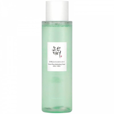 Освежающий кислотный тоник с зелёной сливой Beauty of Joseon Green Plum Refreshing Toner: AHA+BHA - фото 8225