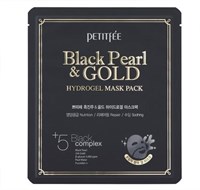 Маска для лица Petitfee Black Pearl & Gold Hydrogel Mask Pack / 5 шт