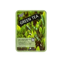 Тканевая маска с экстрактом зелёного чая May Island Real essence Mask Green Tea