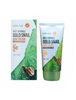 Солнцезащитный крем против морщин Lebelage Anti-Wrinkle Gold Snail Sun Cream SPF50+ PA+++