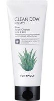 Пенка с экстрактом Алоэ Tony Moly Clean Dew Aloe Foam Cleanser