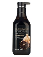 Farmstay шампунь Black Garlic Nourishing Shampoo с экстрактом черного чеснока, 530 мл
