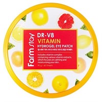 Farmstay Гидрогелевые патчи для глаз DR-V8 Vitamin Hydrogel Eye Patch, 60 шт.