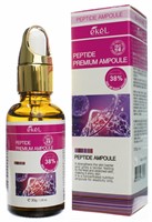 Премиальная ампульная сыворотка для лица с пептидами Ekel Peptide Premium Ampule, 30 гр