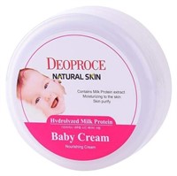 Deoproce Крем детский Natural Skin питательный с гидролизованным молочным протеином, 100 г