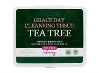 GRACE DAY Очищающие салфетки для макияжа с экстрактом чайного дерева Cleansing Tissue TEE TREE, 45 шт
