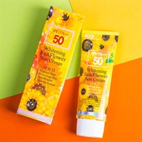 BeautyLife LEIYA / Отбеливающий солнцезащитный крем для лица, Whitening sunflower SPF 50+ PA+++, 70 мл