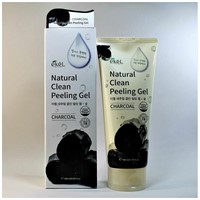 Ekel Пилинг-скатка Natural Clean Peeling Gel Charcoal с углём, 180 мл
