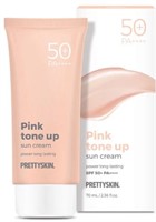 Розовый тонизирующий солнцезащитный крем PrettySkin Pink Tone-Up Sun Cream SPF50+PA, 70 мл