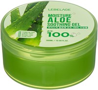 Lebelage Гель для тела увлажняющий успокаивающий с экстрактом алоэ Moisture Aloe Soothing Gel, 300 мл