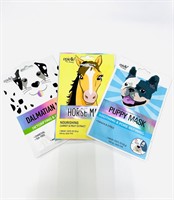 Epielle Набор тканевых масок с животными Animal Mask 3 шт (dalmatian,puppy,horse)